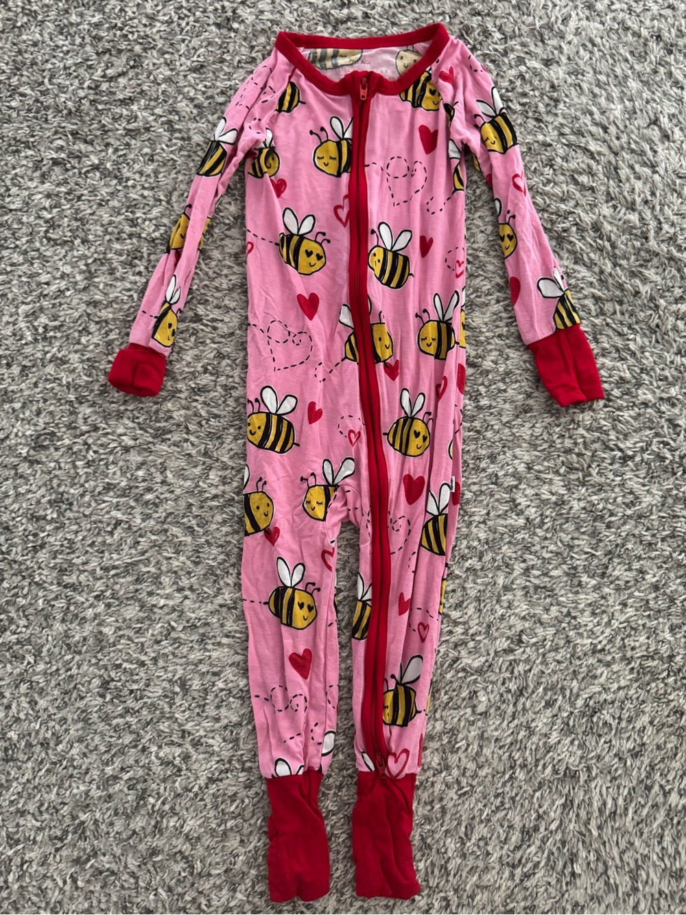 Little Sleepies Bee Mine Zippy (12-18 mo)